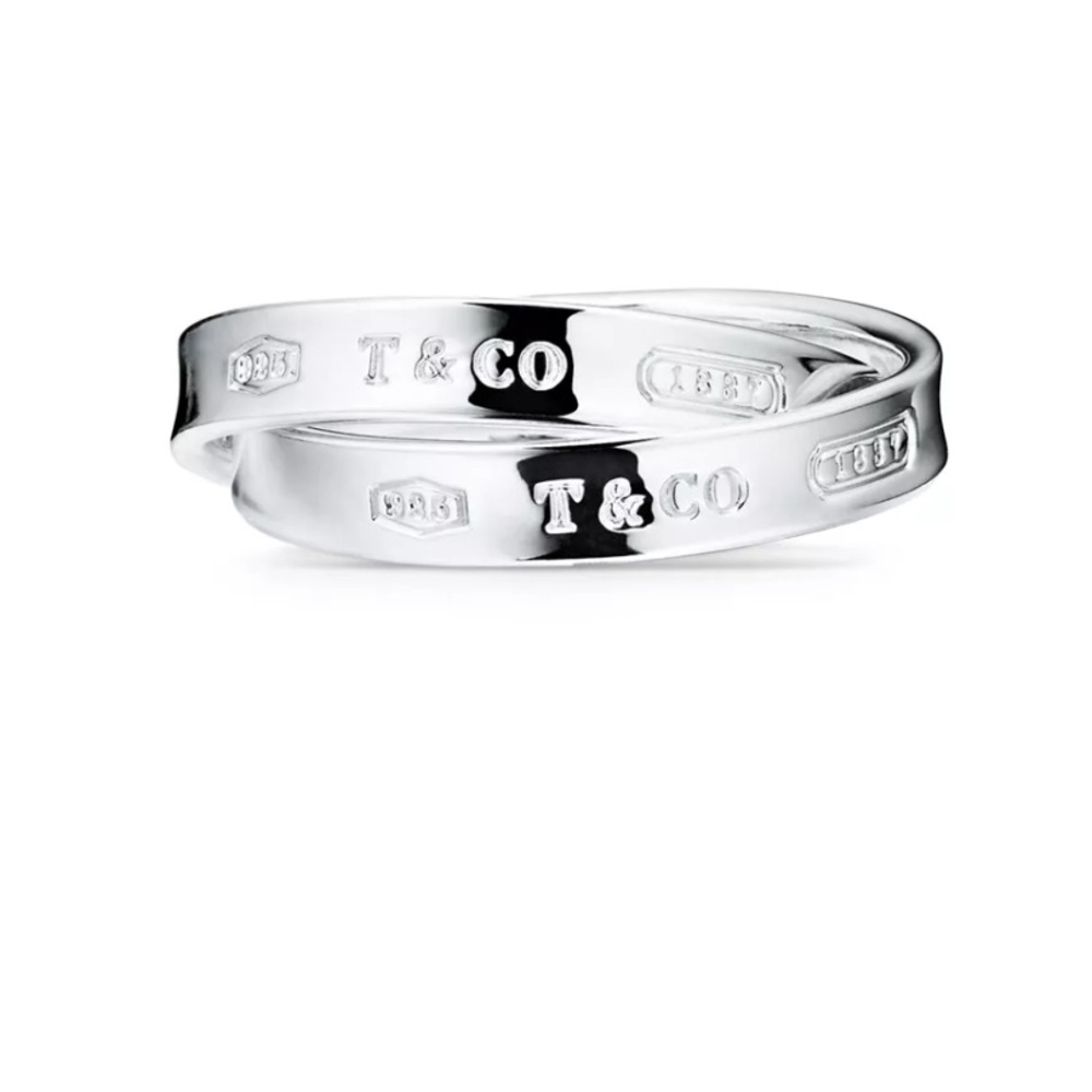Tiffany & Co 1837 Interlocking Circles Ring in Silver